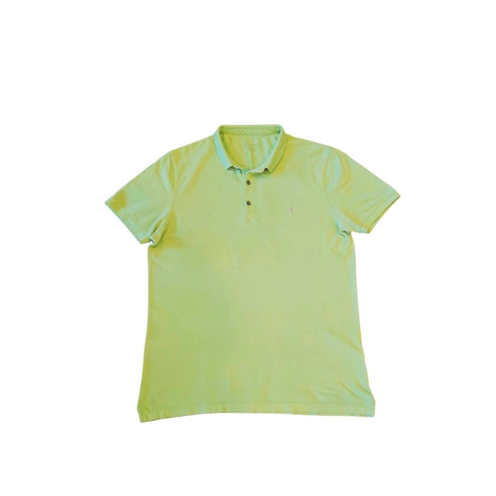 ALL SAINTS 100% Organic Cotton Polo Shirt (Men's L)